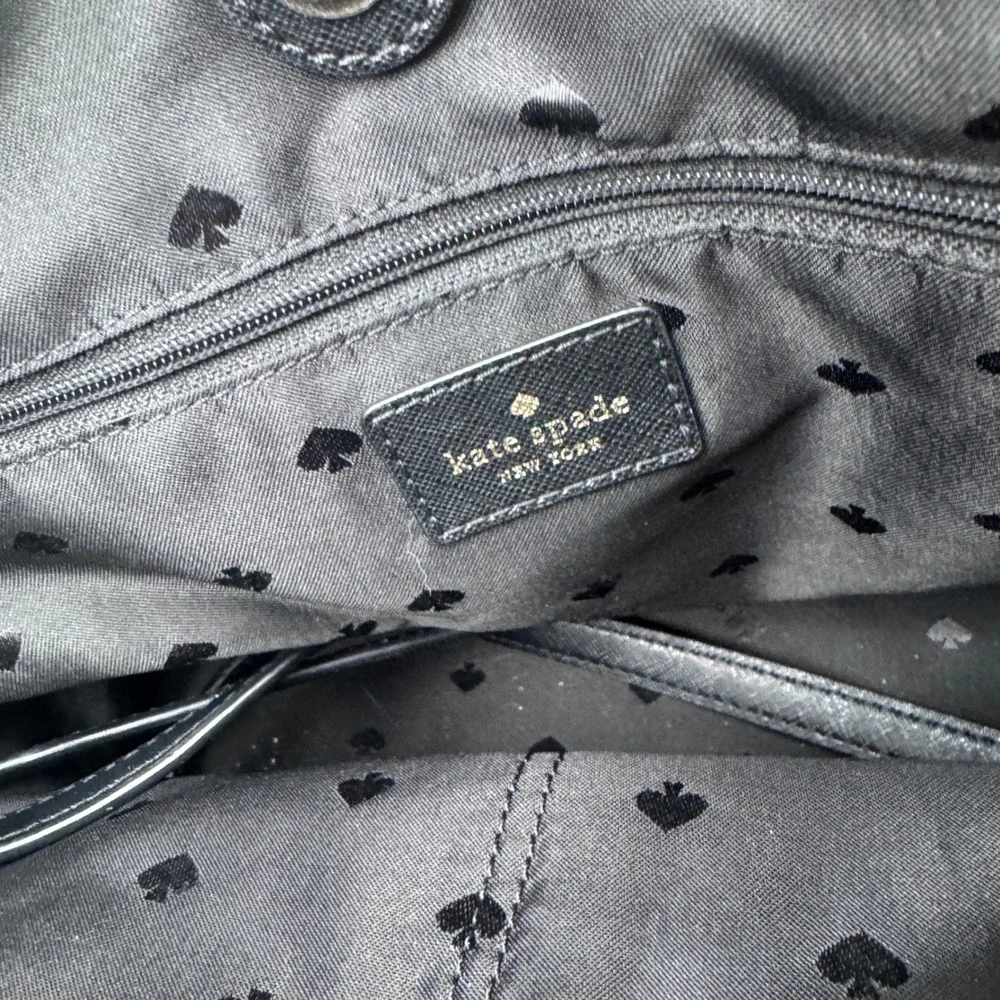 Kate Spade Alyse Wilson Road Botanical Purse & Wallet Black